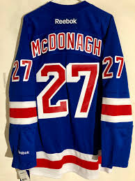 Details About Reebok Premier Nhl Jersey New York Rangers Ryan Mcdonagh Blue Sz Xl