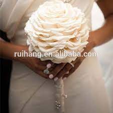 The absolute largest selection of fashion clothing, wedding apparel and costumes with quality guaranteed. Nice Cream Flower Bridal Bouquet For Wedding Supplies Buy Plastic Bouquet Wedding Bouquet Brooch Bouquet Product On Alibaba Com
