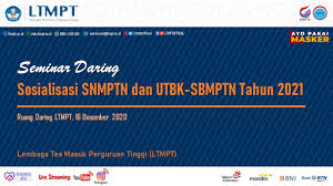 Ltmpt menyebut telah ada pembahasan secara internal terkait seleksi mahasiswa baru kampus ya pasti lah (sudah ada rapat untuk menyusun snmptn 2021), ujar ketua ltmpt mohammad nasih. Sosialisasi Daring Snmptn Utbk Sbmptn 2021 Youtube