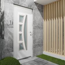 Pour complèter votre système de fermeture, consultez également nos gâches ferco. Porte D Entree Alu Riwa Essentiel H 215 X L 90 Cm Vitree Blanc Pous Gauche Leroy Merlin