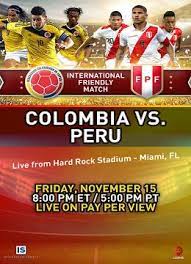 I dont have a peru vs colombia sport tv4 hd stream. Soccer Colombia Vs Peru Cox On Demand