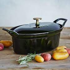 Shop staub ® grenadine cast iron 1. Staub Pine Oval Terrine 1 9 Qt Sur La Table Staub Pine Kitchen Gadgets