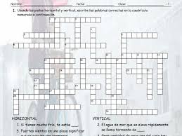 Yandex.translate works with words, texts, and webpages. Seasons And Weather Spanish Crossword Puzzle Teaching Resources