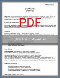 Need a free basic resume template for indesign? Basic College Student Resume Template Lovetoknow