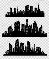 Set Of Vector Cities Silhouette City Silhouette City Icon Silhouette