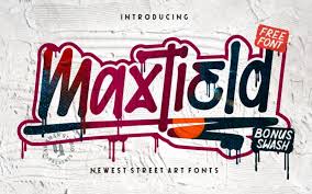 Maxtield Graffiti Font Fontlot Com