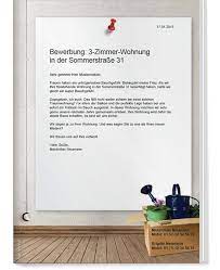 Mit einem aussagekräftigen anschreiben können sie fast jeden vermieter überzeugen! Pin Auf Wohnungsbewerbung