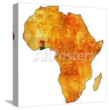 Search and share any place, find your location, ruler for distance measuring. Ghana On Actual Map Of Africa Art Michal812 Allposters Com