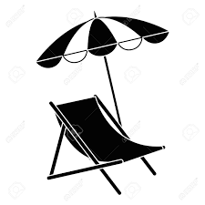 Beach Chair With Umbrella Vector Illustration Design Royalty Free Cliparts Vectors And Stock Illustration Image 93734984