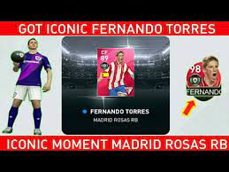 He also has a more realistic preset face. Got Iconic Fernando Torres Iconic Moment Madrid Rosas Pes 2020 Mobile Youtube