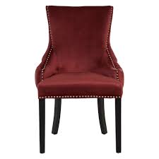 Price was good & seem to be very well built. Fifty Five South Maroon Velvet Dining Chair
