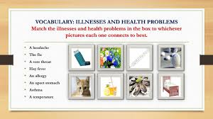 Illness, sickness, injuries, aches and pains. Mind And Body Lesson Seven Ppt Download
