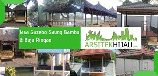Bukan tidak mungkin terciptanya kolam diantara penghubung dua ruangan. Jasa Pembuatan Saung Bambu Gazebo Baja Ringan Bekasi Jakarta