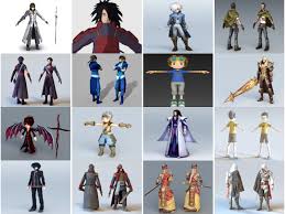 Teknik bertarungnya menggunakan 3 pedang yang merupakan pedang langka dalam dunia one piece. 20 Male Anime Character Free 3d Models Open3dmodel