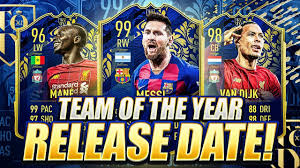 Official ea sports account for the fifa franchise. Fifa 20 Team Of The Year Release Date Youtube