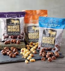Moose Munch Premium Popcorn Snack Trio Moose Munch Gourmet Popcorn Chocolate Moose