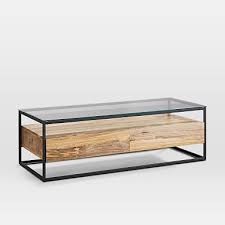 Box Frame Storage Coffee Table Raw Mango Large In 2020 Coffee Table With Storage Reclaimed Wood Coffee Table Large Coffee Tables
