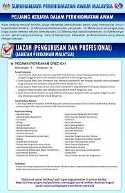 Since july 1, 1954, jpa was led by the 21. Permohonan Jawatan Kosong Di Jabatan Perikanan Malaysia Appjawatan Malaysia