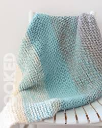 What could be more fun! Easy Knit Baby Blanket For Beginner Knitters