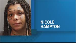 Nicole Hampton appeared in court, accused of murdering Sharmeka Johnson