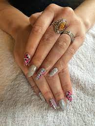 Cath Kidston Inspired Shellac Nails That I Did Using Cityscape And Cake Pop And Hand Painted Nail Art Painted Nail Art Cnd Nails Shellac Nails