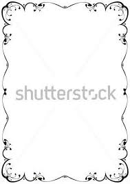 Black And White Frame Clipart A Floral Frame Black And White Stock Vector Frame Frame Clipart Clip Art