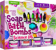 After making bath bombs they will need to sit out overnight before packaging or using them. Buy Soap Bath Bomb Making Kit For Kids 3 In 1 Spa Science Kits For Kids Complete Soap Making Kit Make Your Own Bath Bombs Soap Bath Scrubs