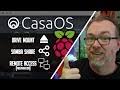 CasaOS Setup (Drive Mounting, Samba Sharing, Remote Access Preparation)