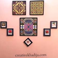 This room decor is bright and simple. Polaroid Prints Wall Art In My Craftroom