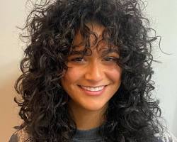 Image de Layered Curly Wolf Cut