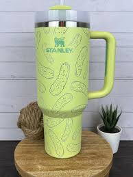 STANLEY Pickle Engraved 40oz Tumbler, Pickle Tumbler, Pickled Stanley, Dill  Pickle