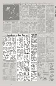 Major League Box Scores