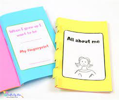 When i tried to print it, it printed very large and i could not use it. All About Me Printable Book With Free Templates Crafts By Ria