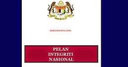 Strategi pelaksanaan pelan tindakan integriti. Sasaran Pelan Integriti Nasional Ssawilmor