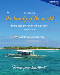 Boom in domestic travel, propelled by expanding destinations offered within the philippines, it's a given that your agency will provide air tickets not only to a few destinations but all available within the network of. Good Day Traveler Here S Something To Start Your Week Wondering The Beauty Of The World Is The Best Gift You Could Ever H Travel Quotes Travel Pangasinan