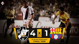 Placa do jogo do vasco hoje. Vasco Campeao Da Libertadores De 1998 4 A 1 No Placar Agregado Youtube