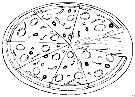 Pizza Ausmalbild Malvorlage Essen Und Trinken
