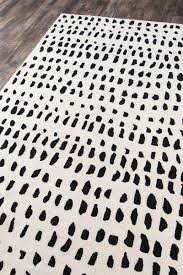 Black And White Polka Dot Rug Runner Polka Dots Handmade Tufted Wool Ivory Black Area Rug Rugs On Carpet Black Area Rugs Area Rug Decor