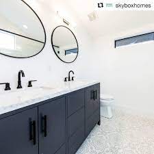 Choose from a wide selection of door hardware, wall hardware, and floor hardware. Dark Gray Vanity With Black Hardware Novocom Top
