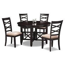 New 5 pc dining room set with reall wood table & uphostered tufted cha. American Signature Furniture Americana Dining Room 5 Pc Dinette 399 99 Value City Furniture Dining Room Furniture Furniture