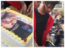 It is a custom which is followed in many asian cultures including china when it comes to cakes, anniversary cakes are no exception. Danish Zehen Birth Anniversary Fans Dress Up Like Him Vikas Gupta Divya Agarwal Others Remember Him Filmibeat