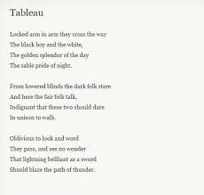 Tableau By Countee Cullen 1925 Countee Cullen Poetry Quotes Poetry