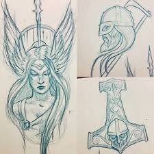 James Alex Turpin Quick Viking Inspired Little Pre Work Doodles