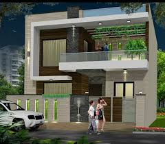 Maybe you would like to learn more about one of these? Duplex House Front Elevation Minimalistisch Hauser Sonstige Von Dream Design Houzz