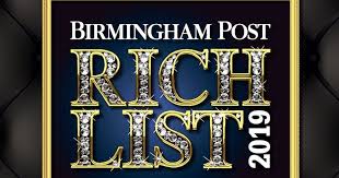 Birmingham Post Rich List 2019 - Birmingham has more billionaires than ever  - Birmingham Live