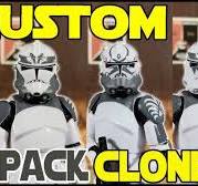NEW Star Wars Black Series CUSTOM Wolfpack Clone Troopers Boost, Comet, &  Sinker Overview