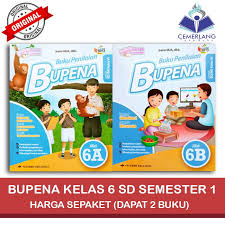 Bupena buku penilaian jilid 6b untuk sd mi kelas vi k13n. Paket Bupena 6a 6b Buku Penilaian Sd Kelas 6 Semester 1 Penerbit Erlangga Shopee Indonesia
