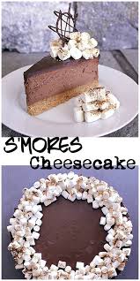 S Mores Cheesecake Bring In The Summer With This S Mores Cheesecake Graham Crumb Crust Chocolate Cheesecake With Ganache Recettes Sucrees Recette Nourriture