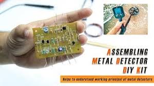 Diy kit metal detector kit electronic kit dc 3v 5v 60mm. How To Make A Metal Detector At Home Diy Kit Assembly Metal Detectors Working Principle Youtube