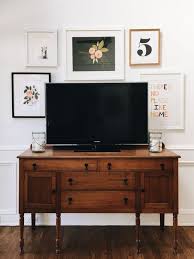 19 best over tv decor images | tv decor, decor, living room decor. How To Decorate Around The Tv With A Tv Gallery Wall A Blissful Nest